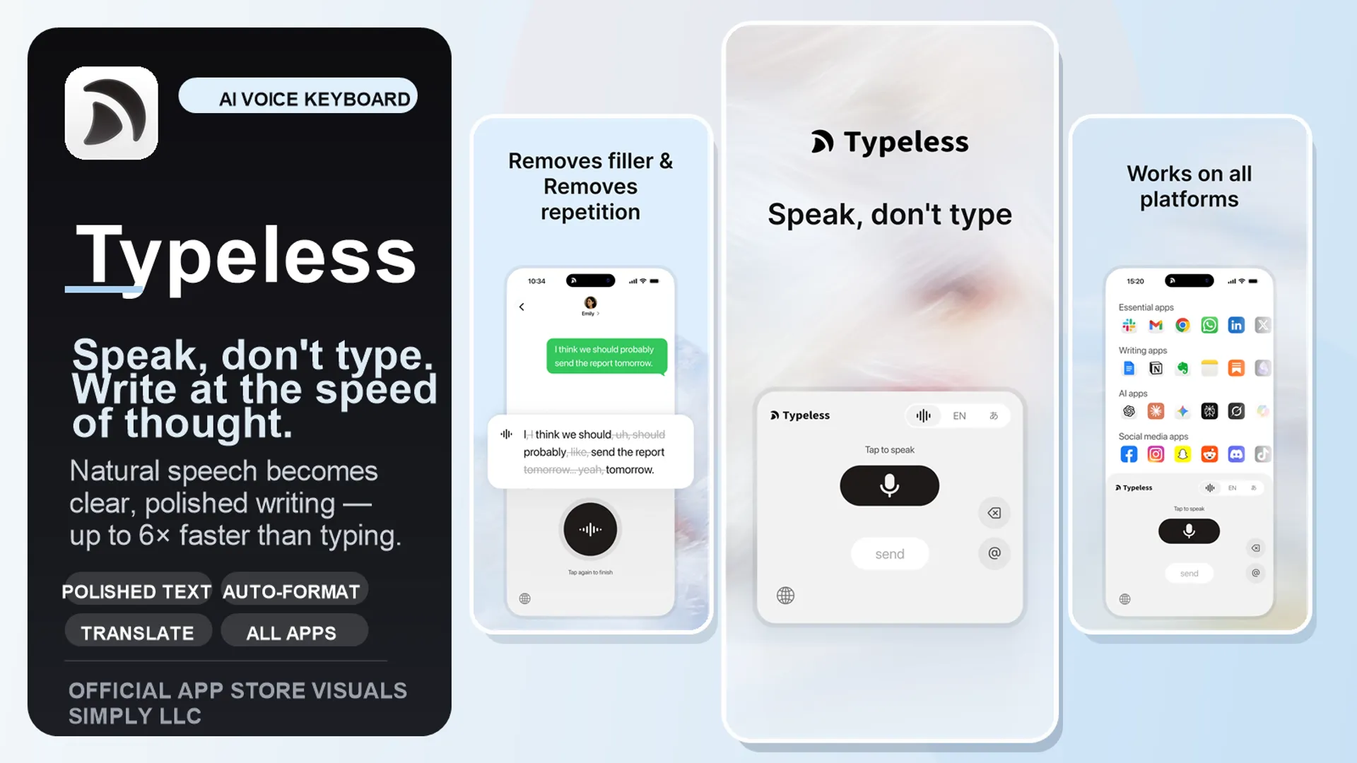 Typelessの製品画像