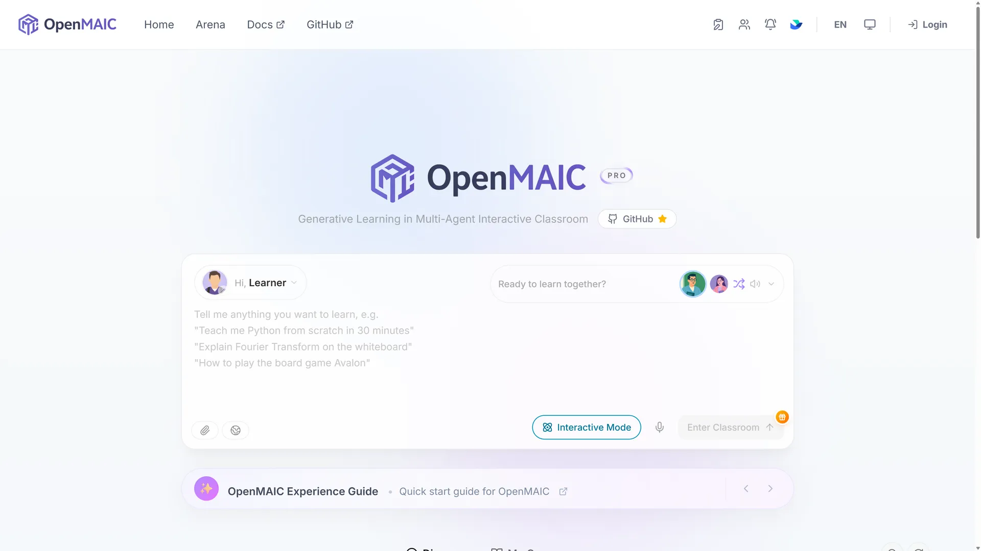 Product image for OpenMAIC