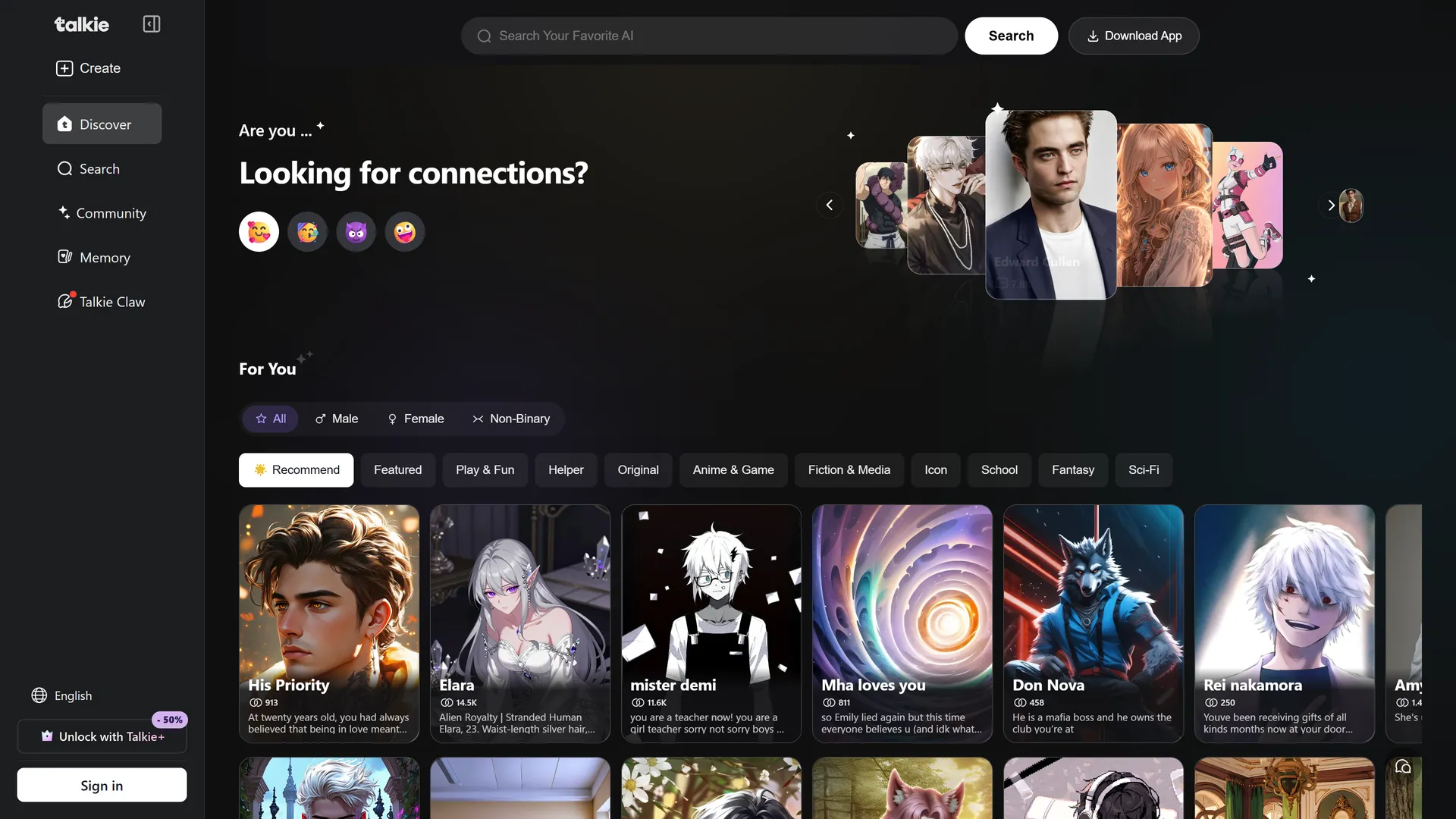 Product image for Talkie AI